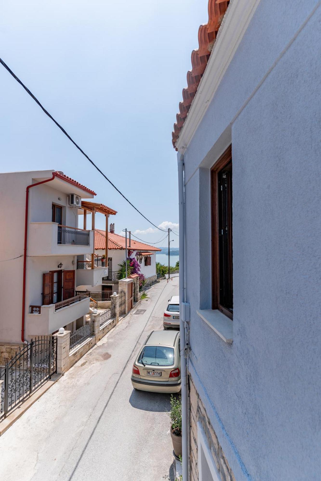 Villa Ikia Katsani Áfitos Exterior foto